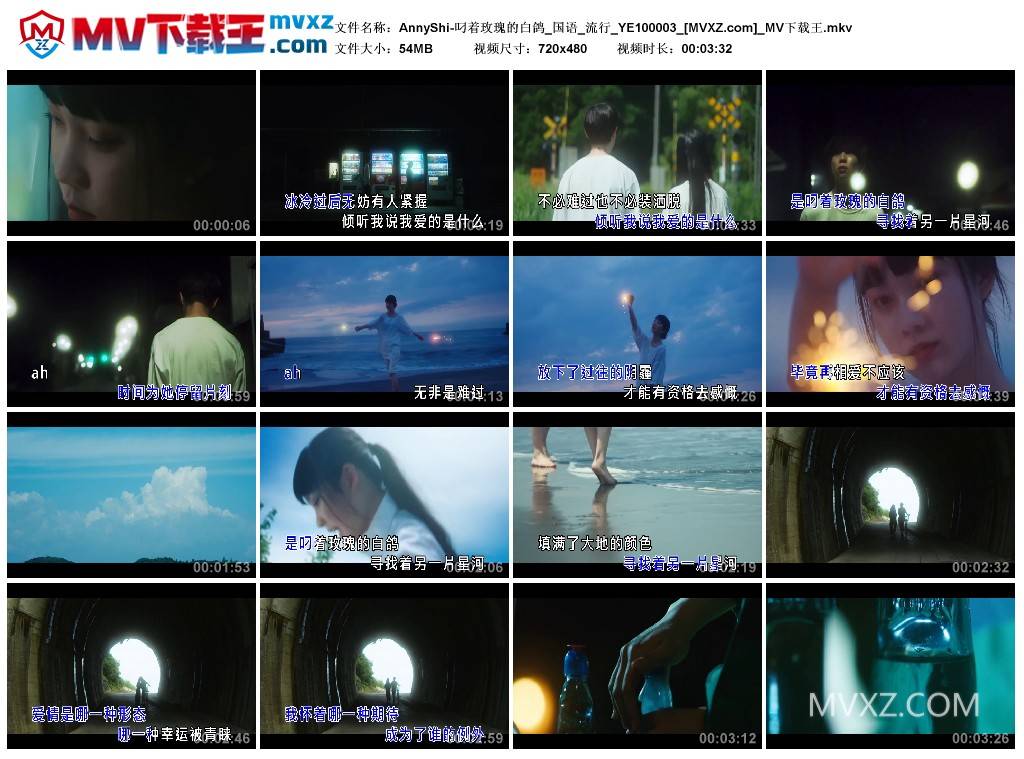 AnnyShi-叼着玫瑰的白鸽_国语_流行_YE100003